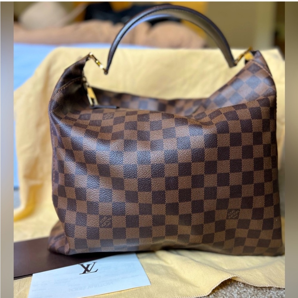 💎✨ BEAUTIFUL ✨💎 W/RECEIPT DISCONTINUED LOUIS VUITTON PORTOBELLO GM ZIPPER - Picture 8 of 16